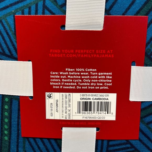 Women's Matching Family 2 piece Pajama Set - Wondershop™ Blue Size 3X Black Joy - Picture 6 of 6